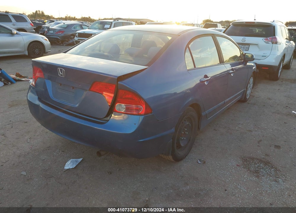 2008 HONDA CIVIC LX VIN: 1HGFA16518L058646