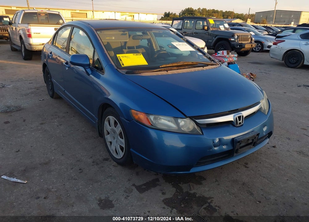 2008 HONDA CIVIC LX VIN: 1HGFA16518L058646