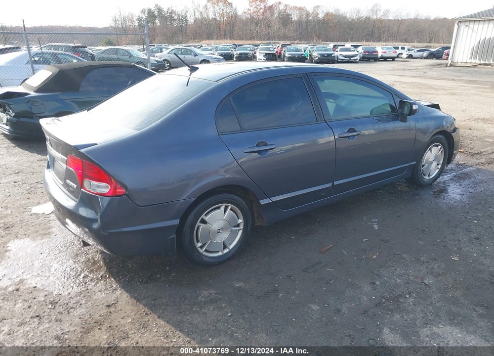 2009 HONDA CIVIC HYBRID VIN: JHMFA36219S012238