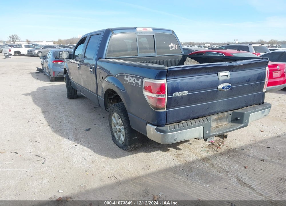 2013 FORD F-150 XLT VIN: 1FTFW1ET9DFB41234