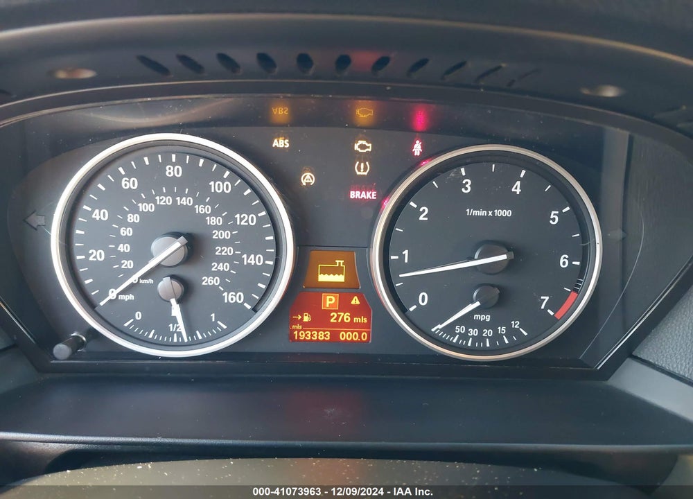 2008 BMW 550I VIN: WBANW535X8CT51286