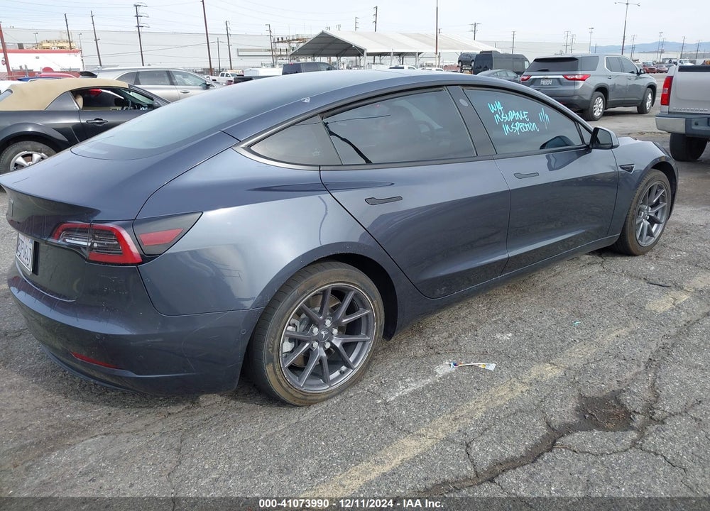 2022 TESLA MODEL 3 REAR-WHEEL DRIVE VIN: 5YJ3E1EAXNF109452