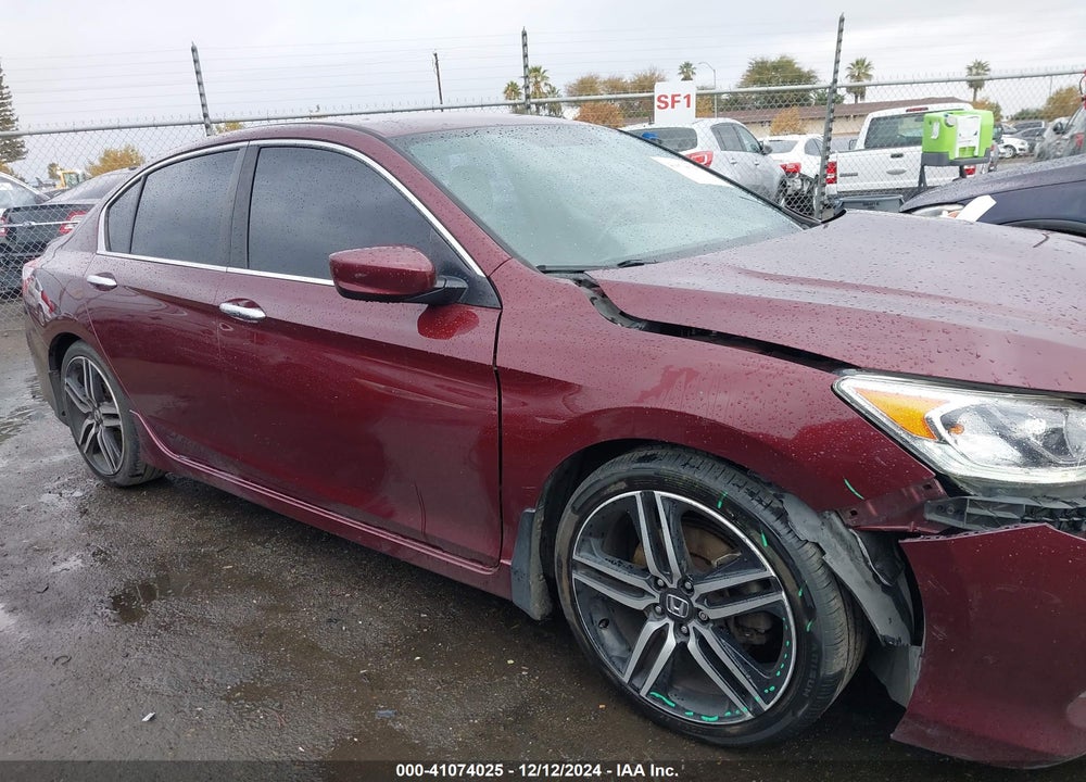 2017 HONDA ACCORD SPORT VIN: 1HGCR2F57HA289922