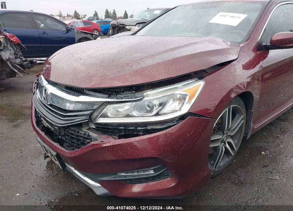 2017 HONDA ACCORD SPORT VIN: 1HGCR2F57HA289922