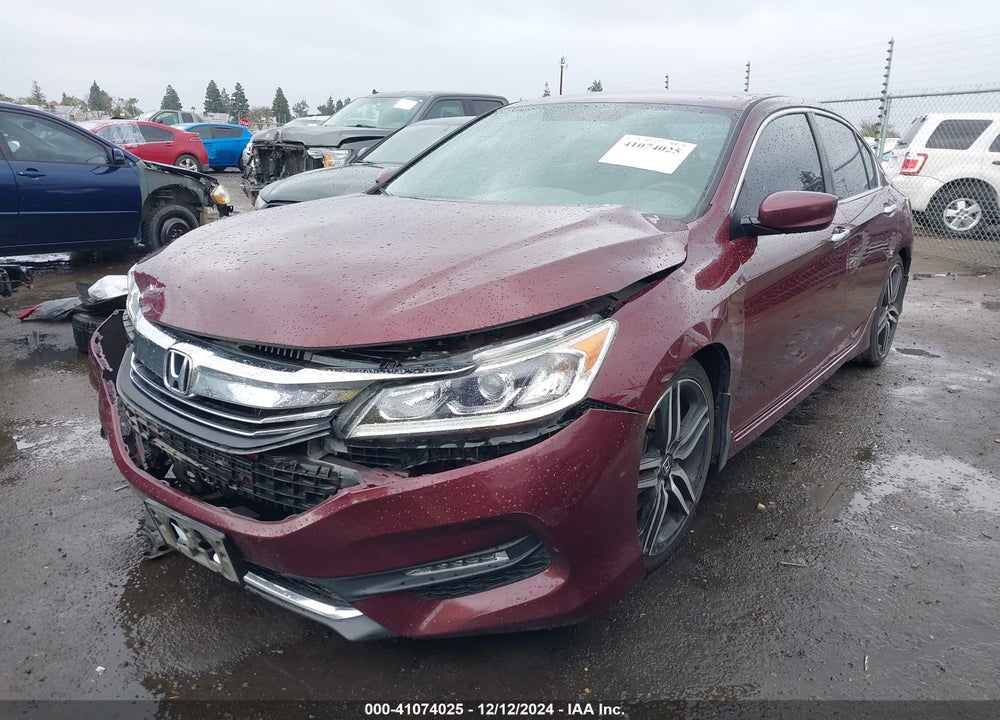 2017 HONDA ACCORD SPORT VIN: 1HGCR2F57HA289922