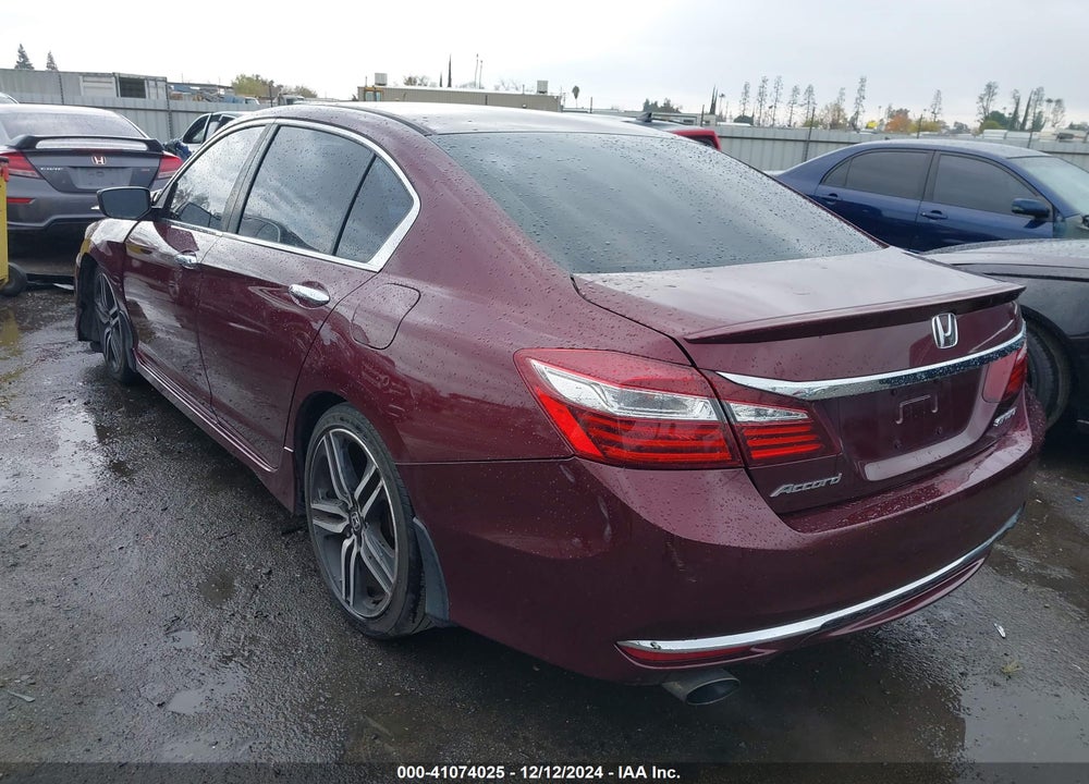 2017 HONDA ACCORD SPORT VIN: 1HGCR2F57HA289922