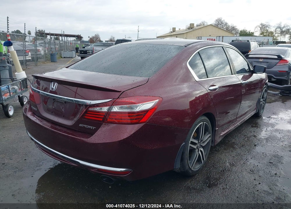 2017 HONDA ACCORD SPORT VIN: 1HGCR2F57HA289922