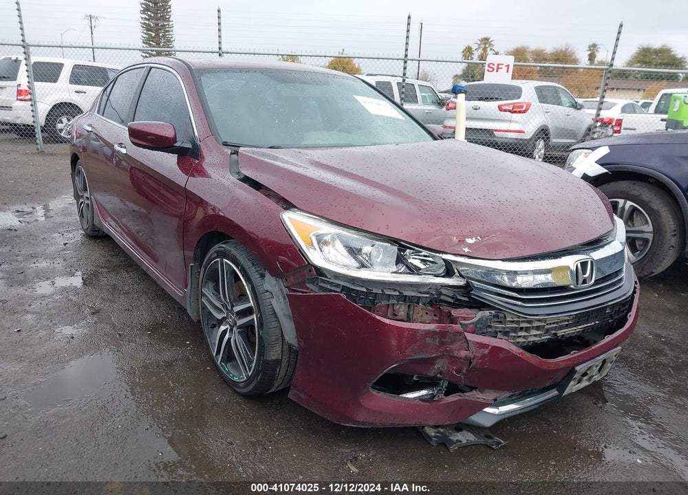 2017 HONDA ACCORD SPORT VIN: 1HGCR2F57HA289922