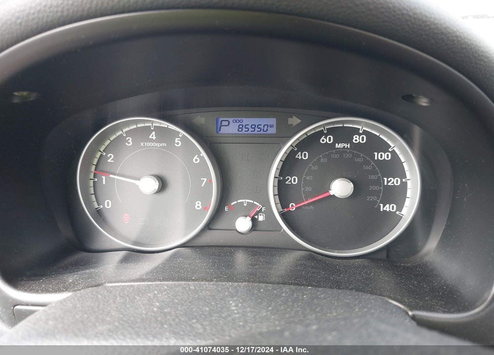 2010 HYUNDAI ACCENT GS VIN: KMHCM3AC6AU179386