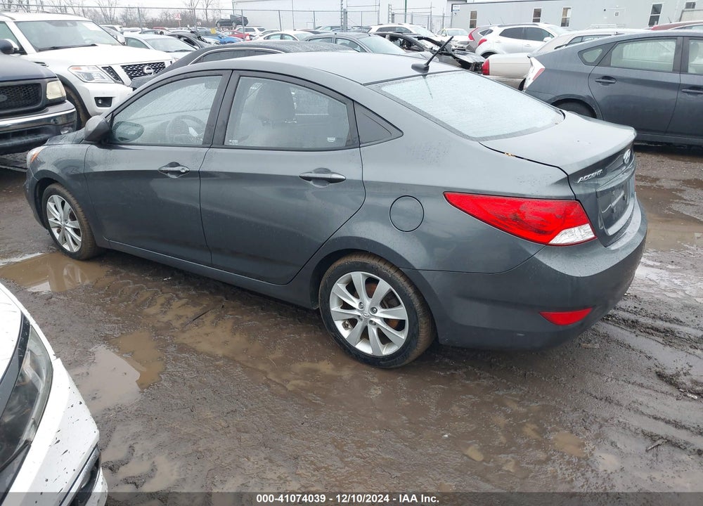 2012 HYUNDAI ACCENT GLS VIN: KMHCU4AE8CU049832