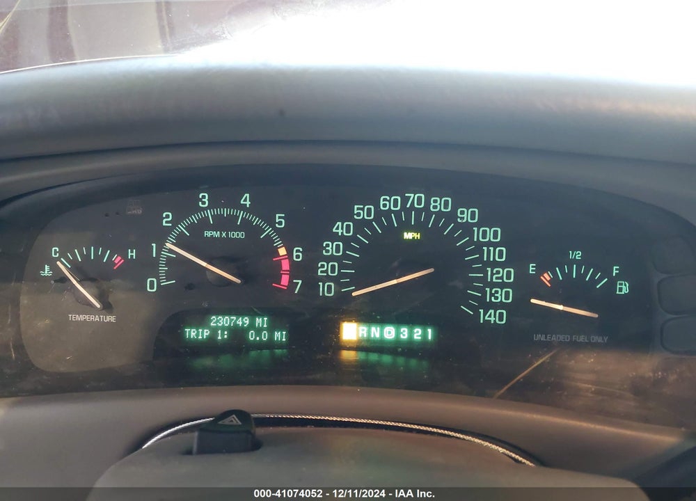 2000 BUICK PARK AVENUE VIN: 1G4CW52K8Y4210403