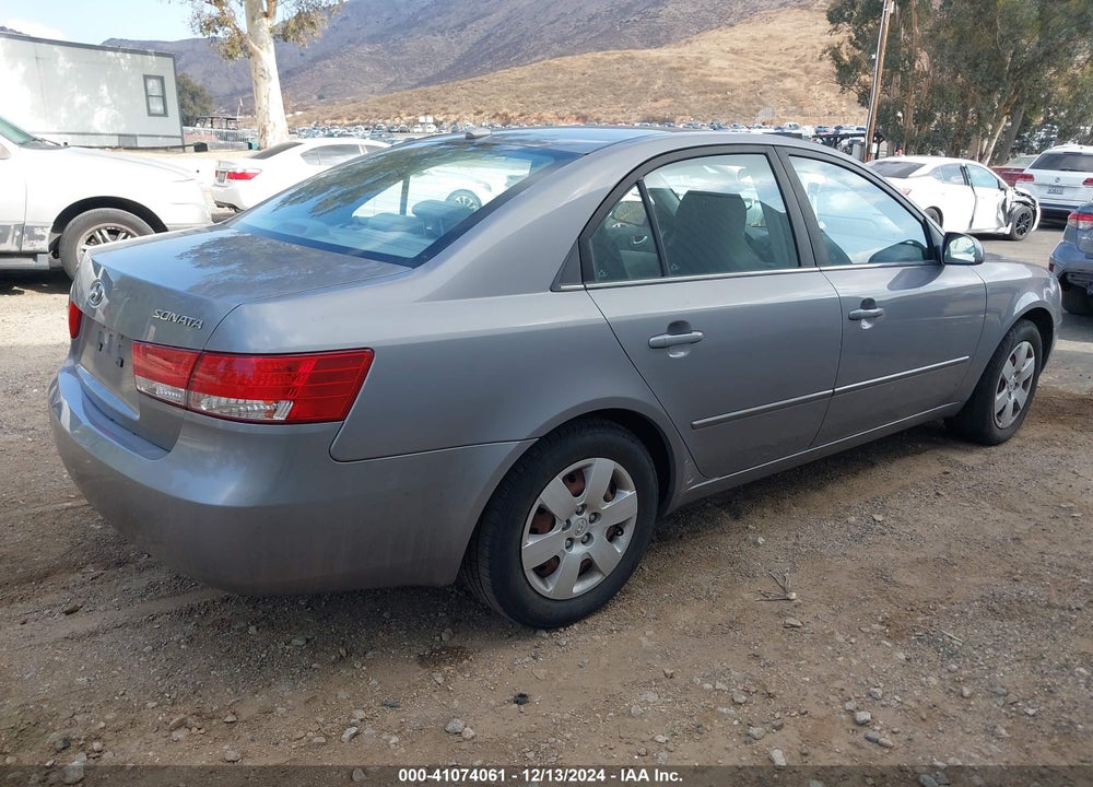 2008 HYUNDAI SONATA GLS VIN: 5NPET46C48H389245