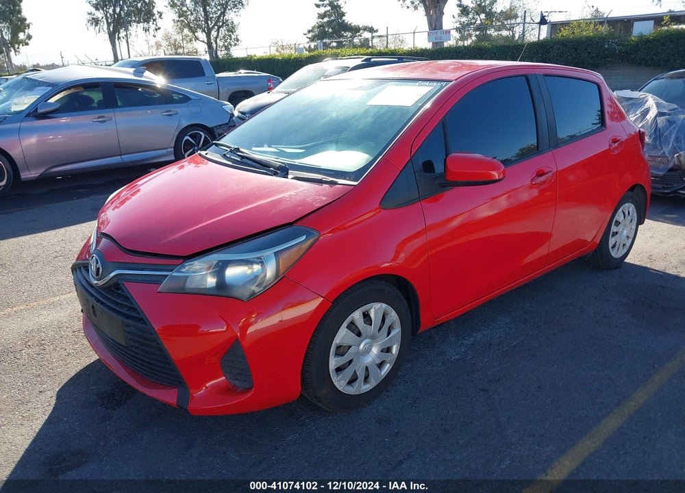 2015 TOYOTA YARIS L VIN: VNKKTUD31FA045776