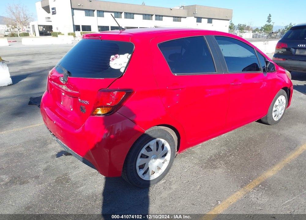 2015 TOYOTA YARIS L VIN: VNKKTUD31FA045776
