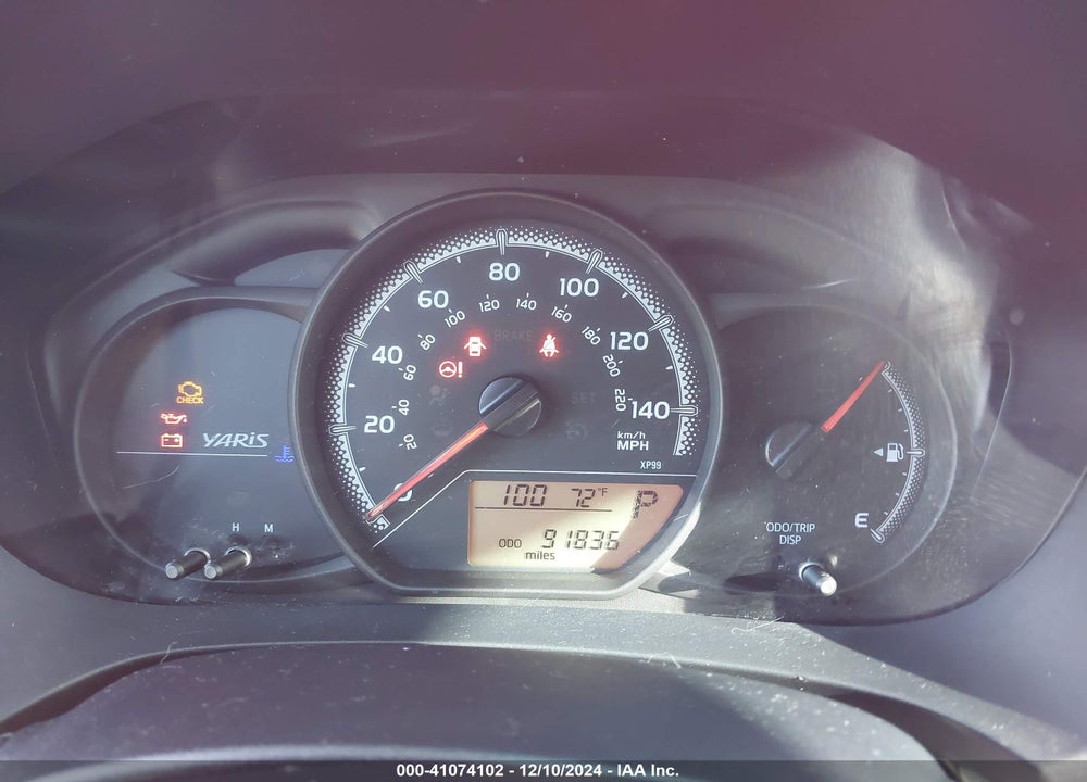2015 TOYOTA YARIS L VIN: VNKKTUD31FA045776