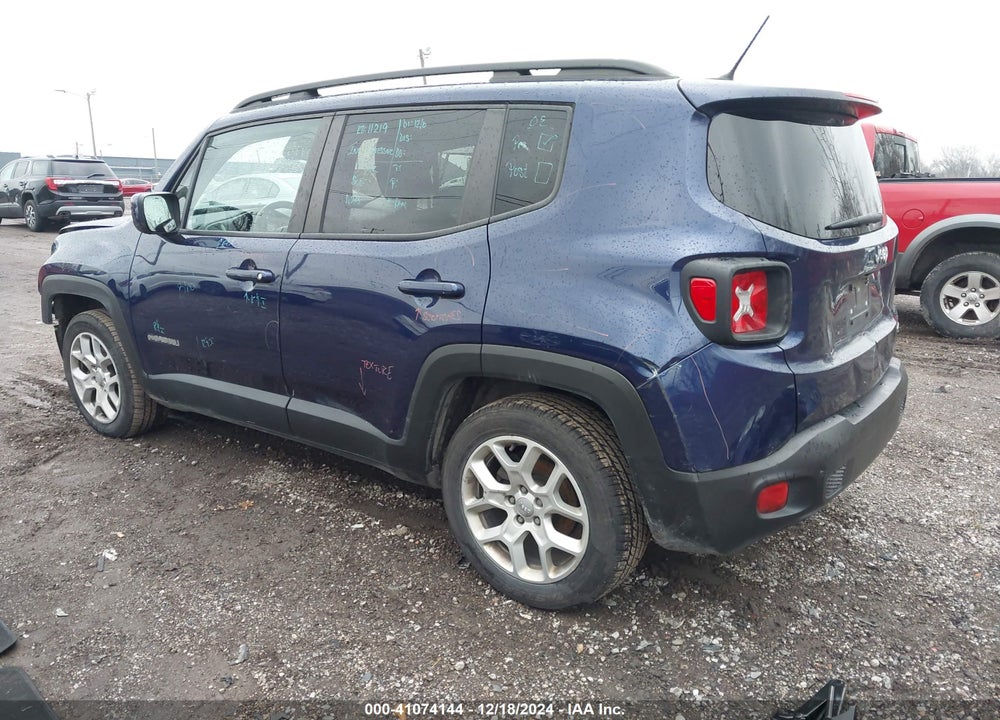 2017 JEEP RENEGADE LATITUDE FWD VIN: ZACCJABB3HPE46096