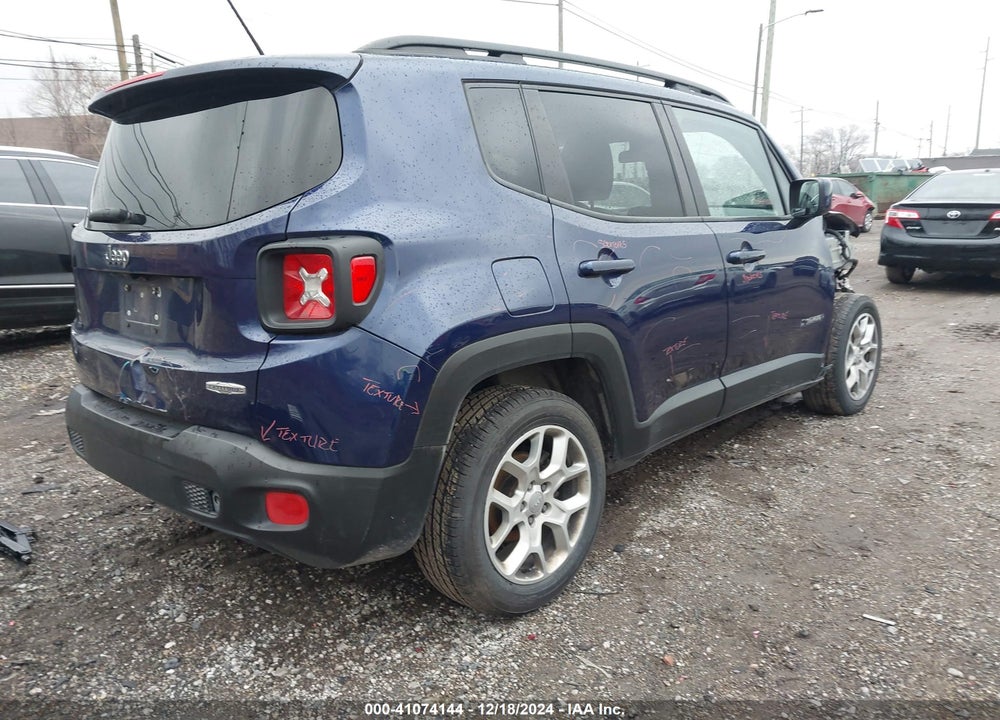 2017 JEEP RENEGADE LATITUDE FWD VIN: ZACCJABB3HPE46096