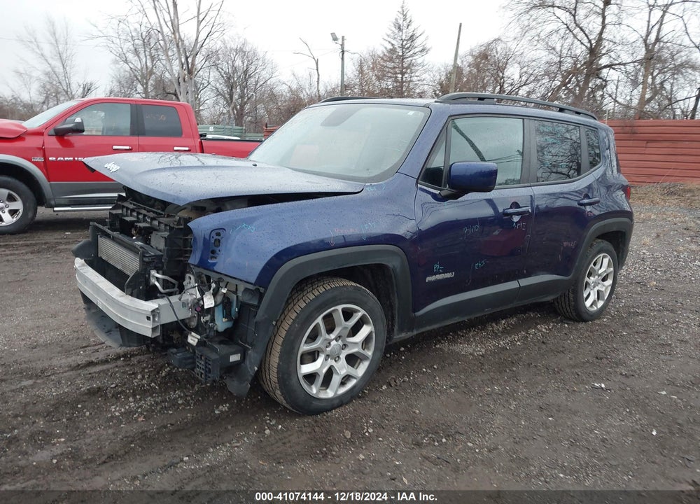 2017 JEEP RENEGADE LATITUDE FWD VIN: ZACCJABB3HPE46096