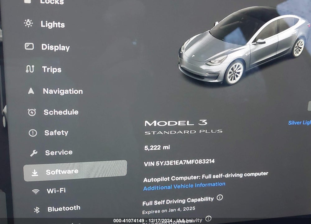 2021 TESLA MODEL 3 VIN: 5YJ3E1EA7MF083214