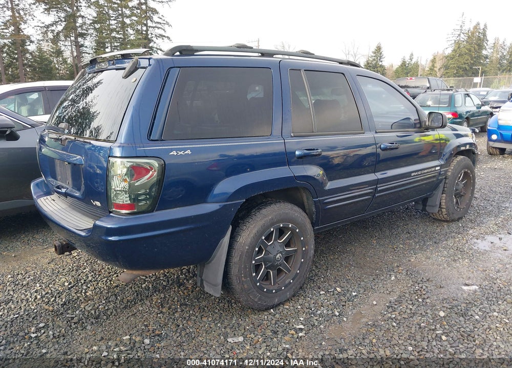 2000 JEEP GRAND CHEROKEE LIMITED VIN: 1J4GW58N7YC386544