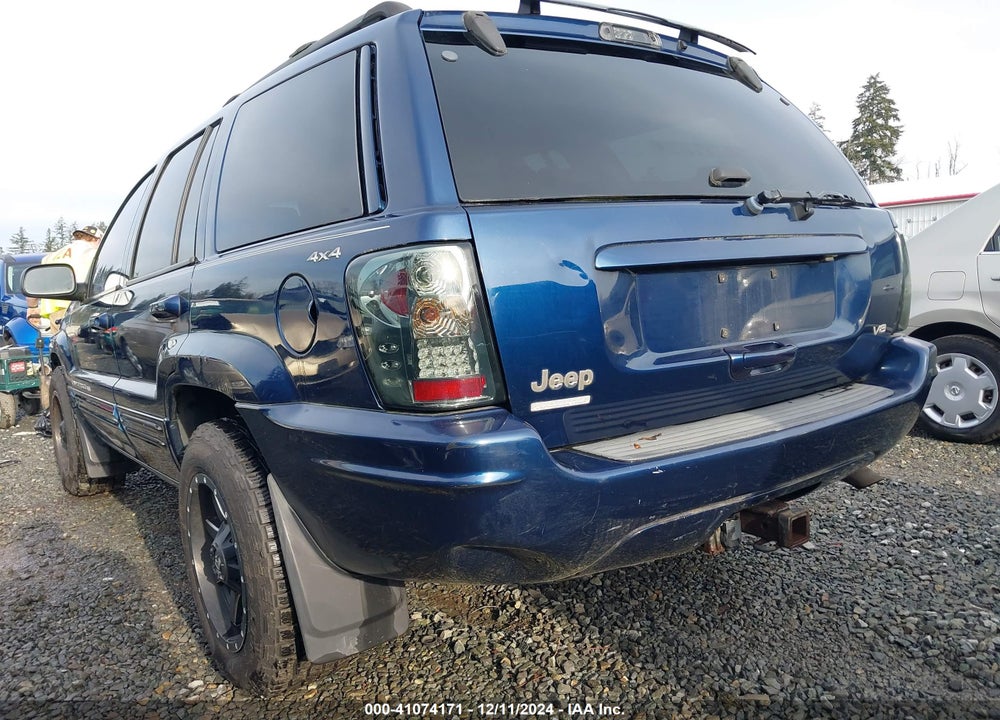 2000 JEEP GRAND CHEROKEE LIMITED VIN: 1J4GW58N7YC386544