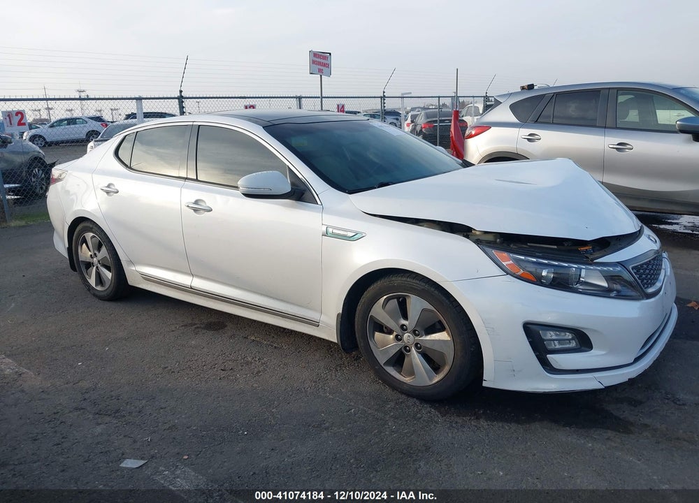 2014 KIA OPTIMA HYBRID EX VIN: KNAGN4ADXE5062621