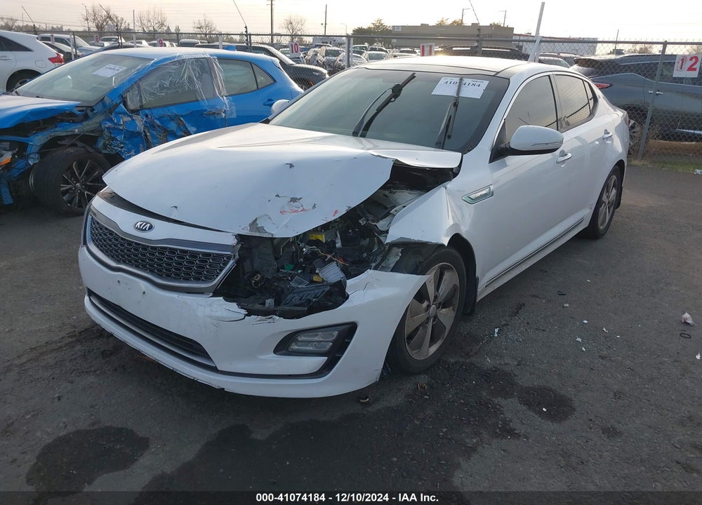 2014 KIA OPTIMA HYBRID EX VIN: KNAGN4ADXE5062621