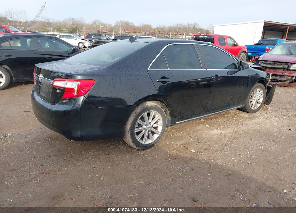 2012 TOYOTA CAMRY XLE V6 VIN: 4T1BK1FK4CU508854