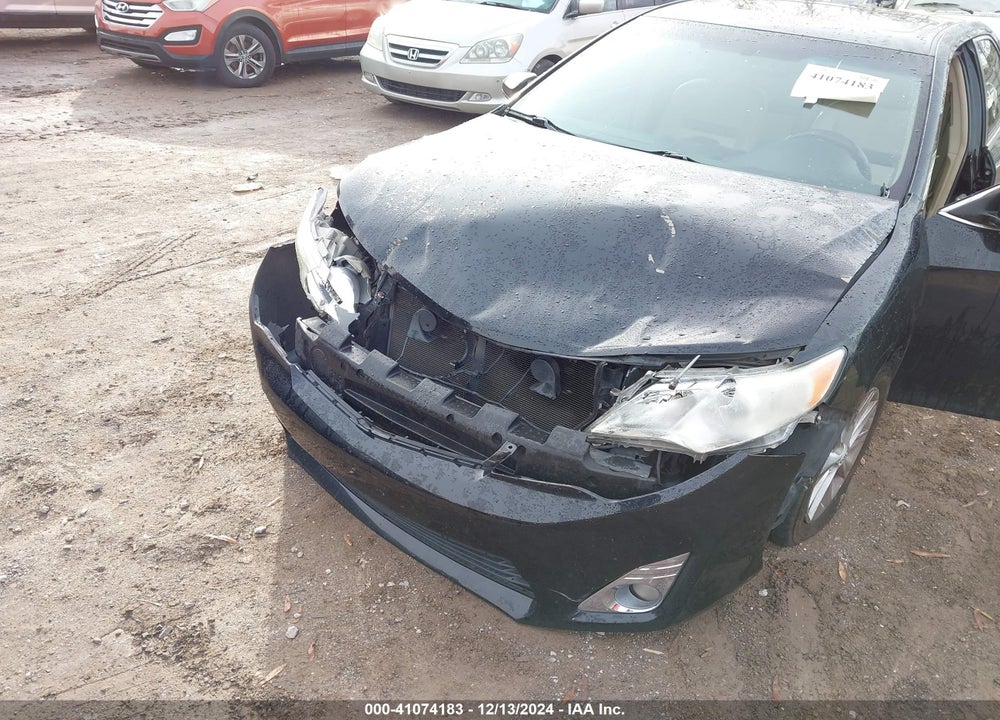 2012 TOYOTA CAMRY XLE V6 VIN: 4T1BK1FK4CU508854