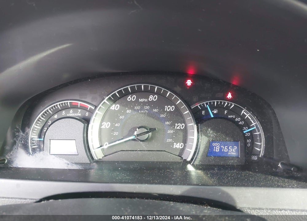 2012 TOYOTA CAMRY XLE V6 VIN: 4T1BK1FK4CU508854
