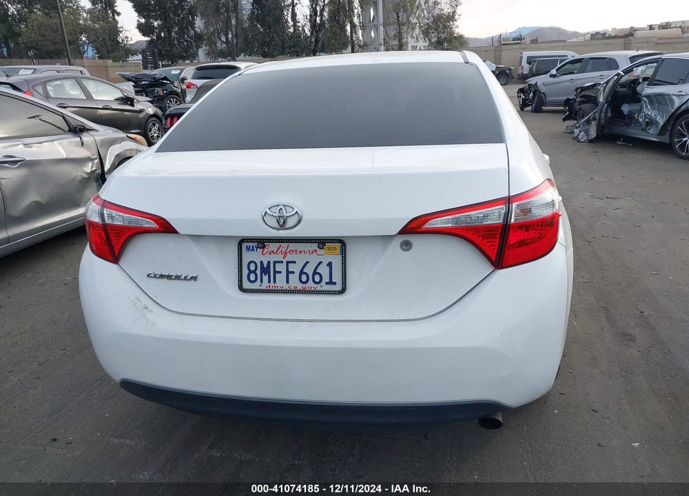 2015 TOYOTA COROLLA L VIN: 5YFBURHE5FP317627