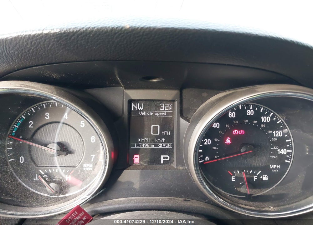 2012 JEEP GRAND CHEROKEE LAREDO VIN: 1C4RJFAG7CC164321