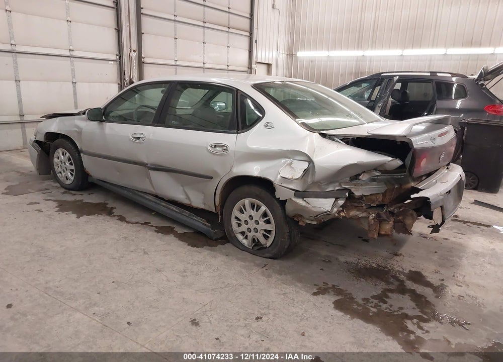 2003 CHEVROLET IMPALA VIN: 2G1WF52E839221315