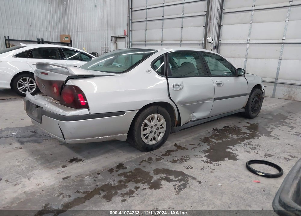 2003 CHEVROLET IMPALA VIN: 2G1WF52E839221315
