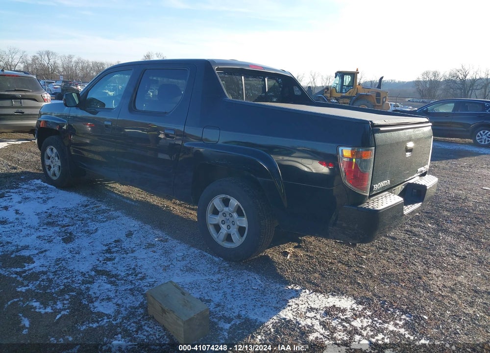 2007 HONDA RIDGELINE RTL VIN: 2HJYK16537H519826