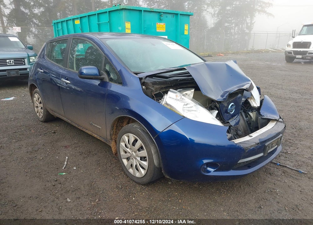 2017 NISSAN LEAF S VIN: 1N4BZ0CP7HC307480