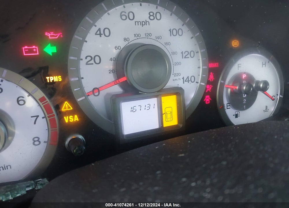 2011 HONDA PILOT LX VIN: 5FNYF3H27BB046549