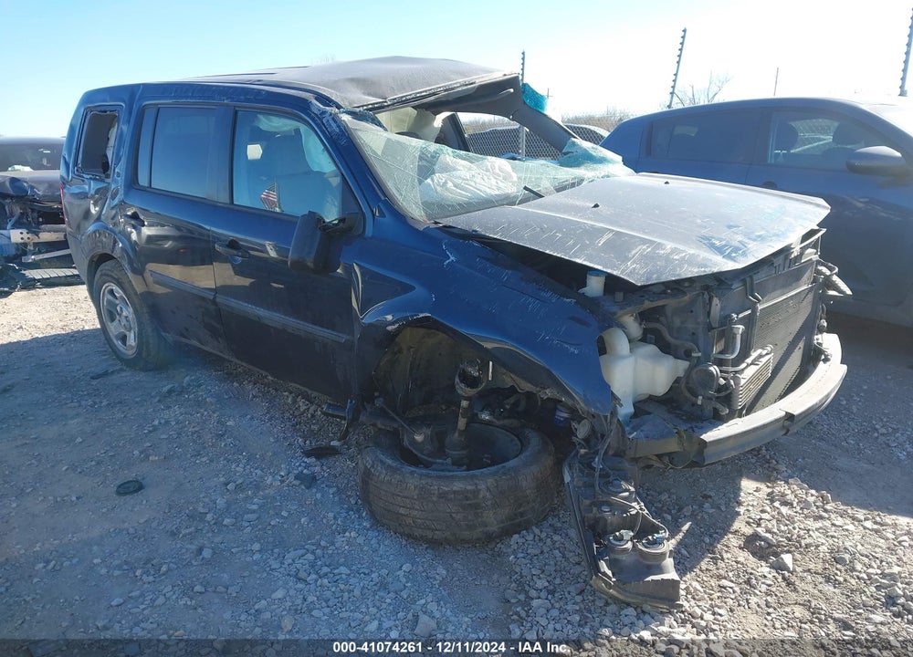 2011 HONDA PILOT LX VIN: 5FNYF3H27BB046549