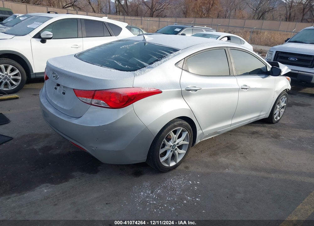 2011 HYUNDAI ELANTRA GLS VIN: 5NPDH4AEXBH013629