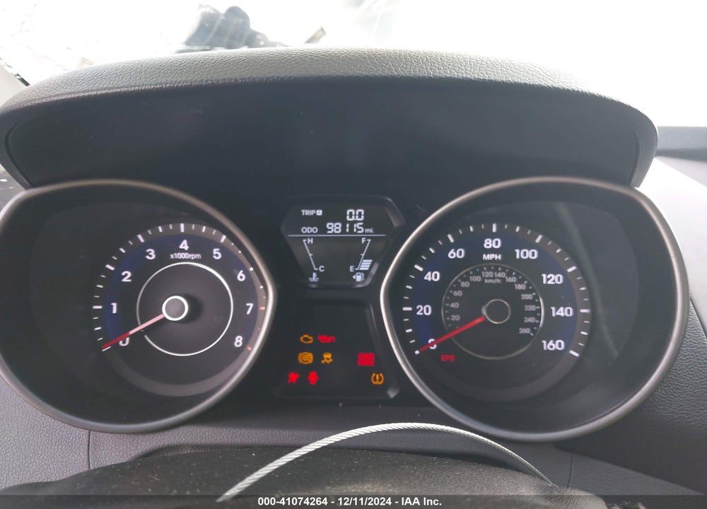 2011 HYUNDAI ELANTRA GLS VIN: 5NPDH4AEXBH013629