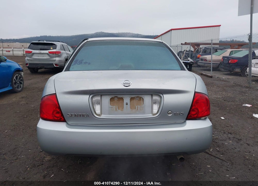 2004 NISSAN SENTRA 1.8S VIN: 3N1CB51D24L889448