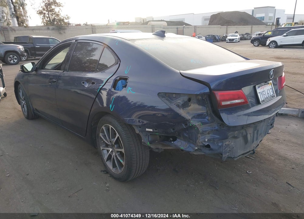 2017 ACURA TLX TECHNOLOGY PACKAGE VIN: 19UUB2F53HA002536