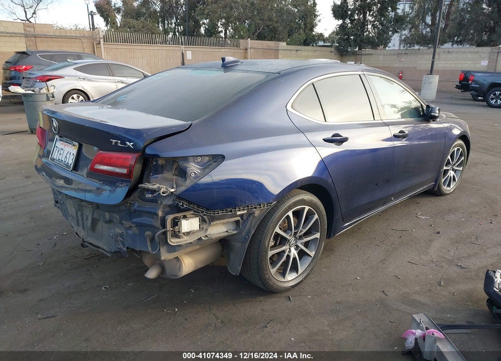 2017 ACURA TLX TECHNOLOGY PACKAGE VIN: 19UUB2F53HA002536