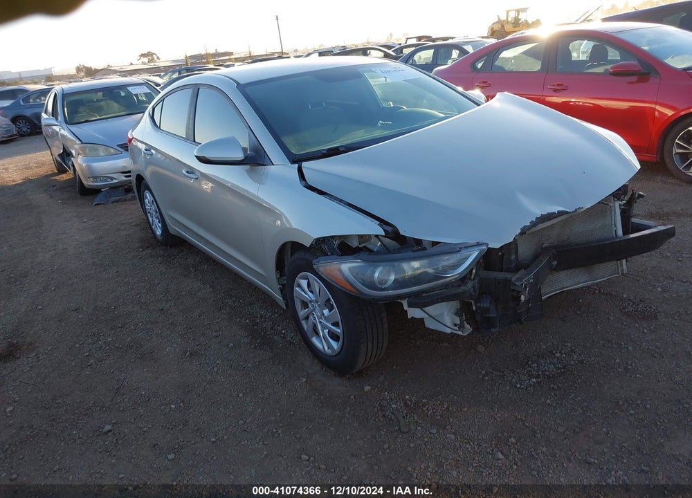 2017 HYUNDAI ELANTRA SE VIN: 5NPD74LF7HH167247