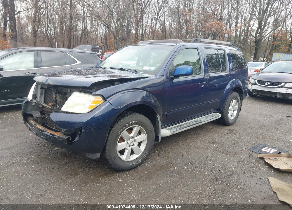 2008 NISSAN PATHFINDER SE VIN: 5N1AR18B78C648253