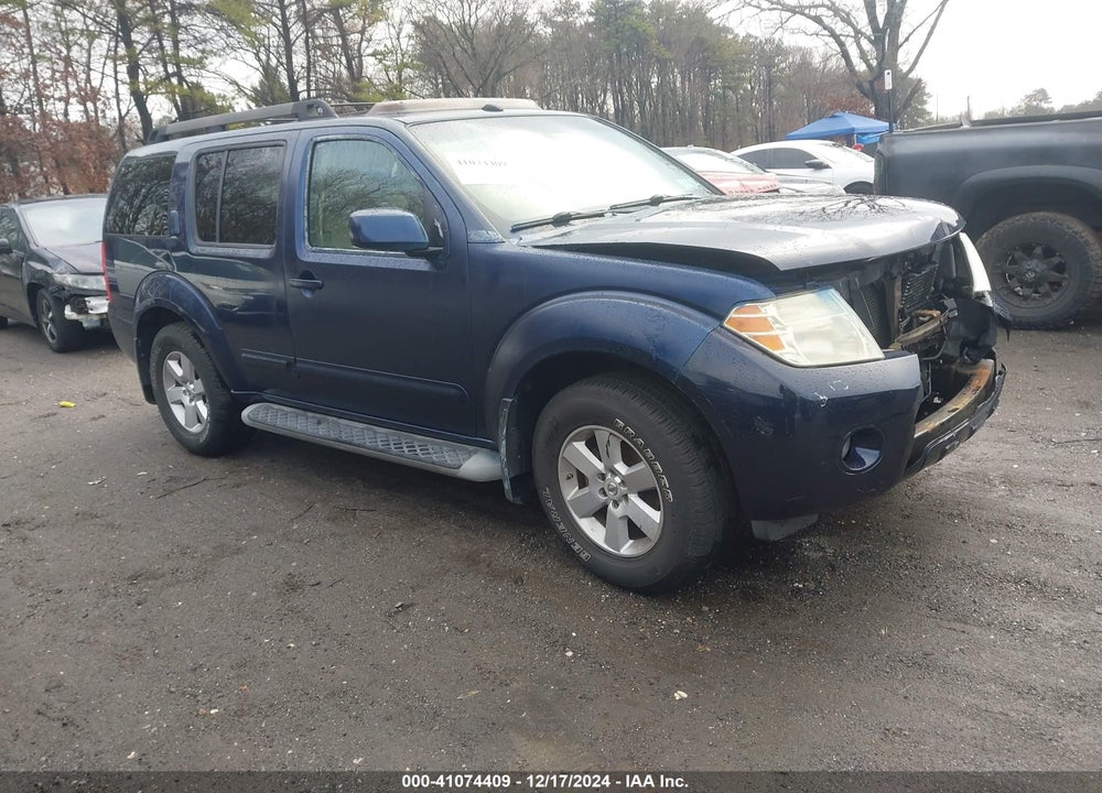 2008 NISSAN PATHFINDER SE VIN: 5N1AR18B78C648253