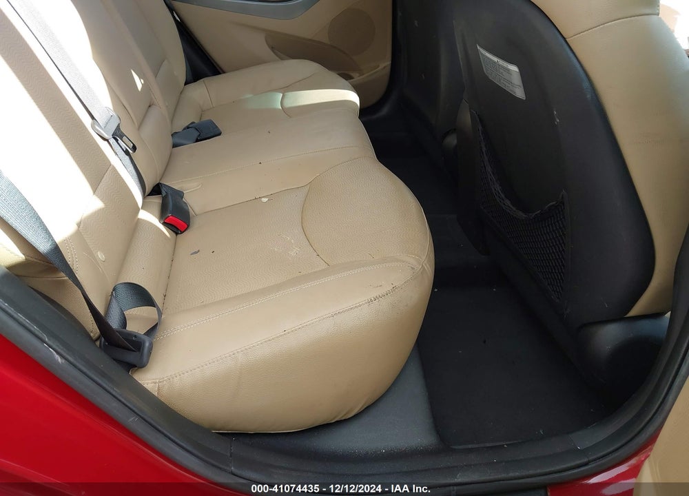 2012 HYUNDAI ELANTRA LIMITED (ULSAN PLANT) VIN: KMHDH4AE2CU457901