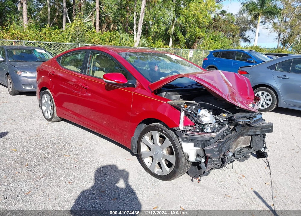 2012 HYUNDAI ELANTRA LIMITED (ULSAN PLANT) VIN: KMHDH4AE2CU457901