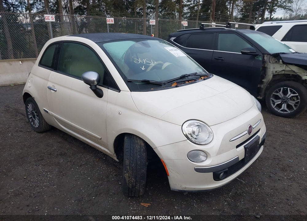 2013 FIAT 500 LOUNGE VIN: 3C3CFFCR2DT535045
