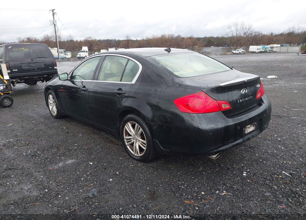 2011 INFINITI G37X VIN: JN1CV6AR2BM411221